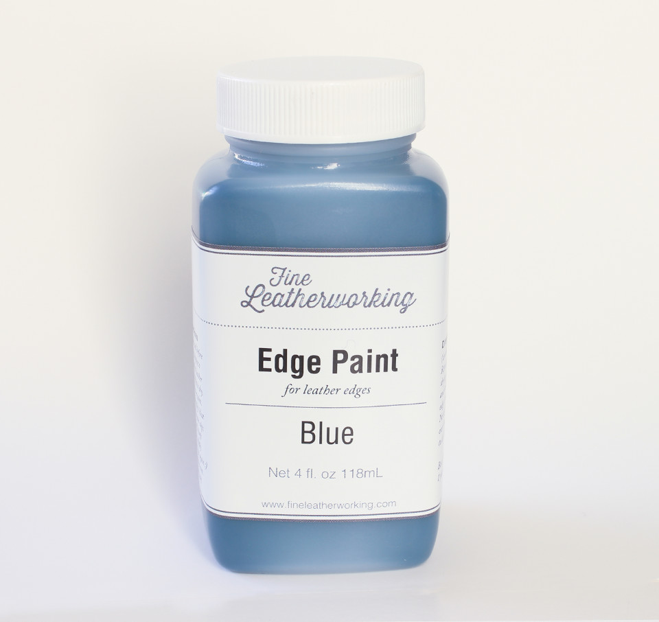 Leather Edge Paint: Blue