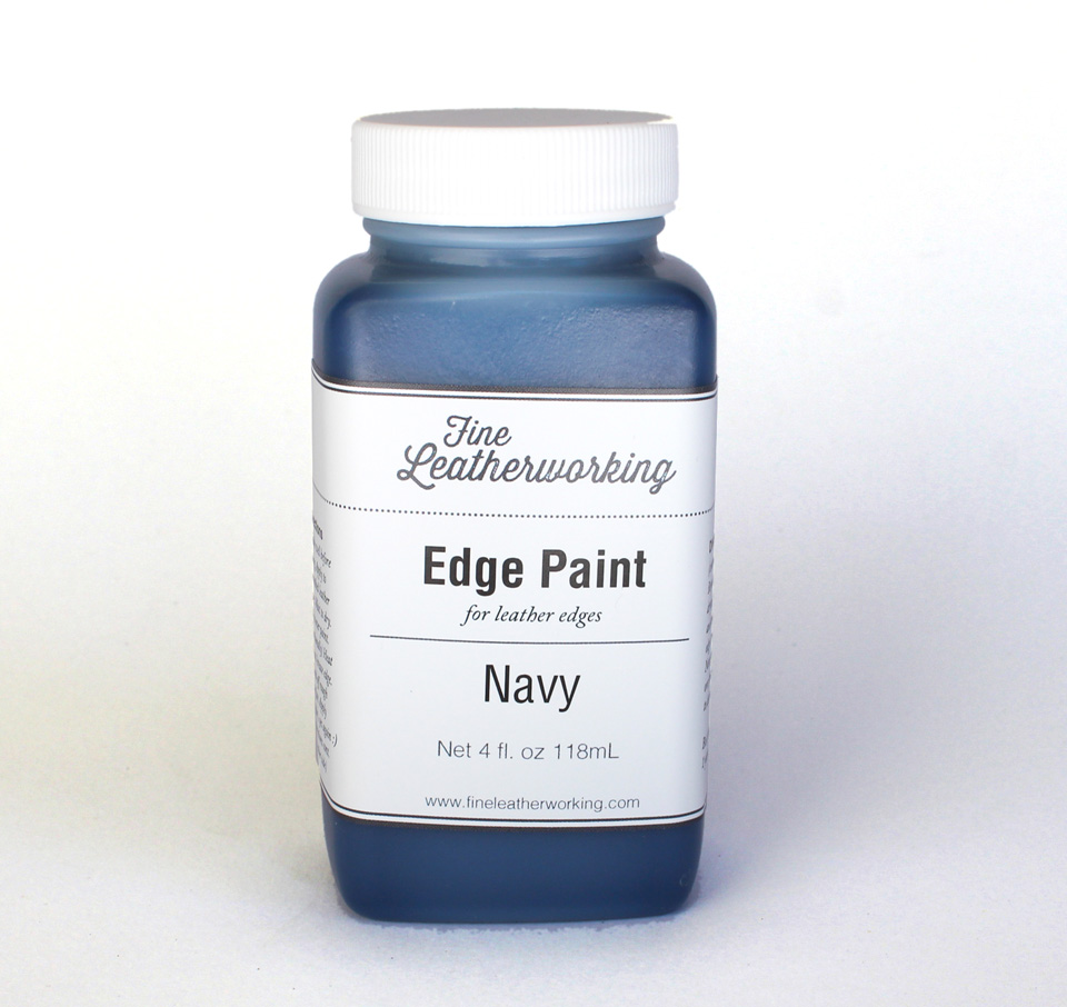 Leather Edge Paint: Navy