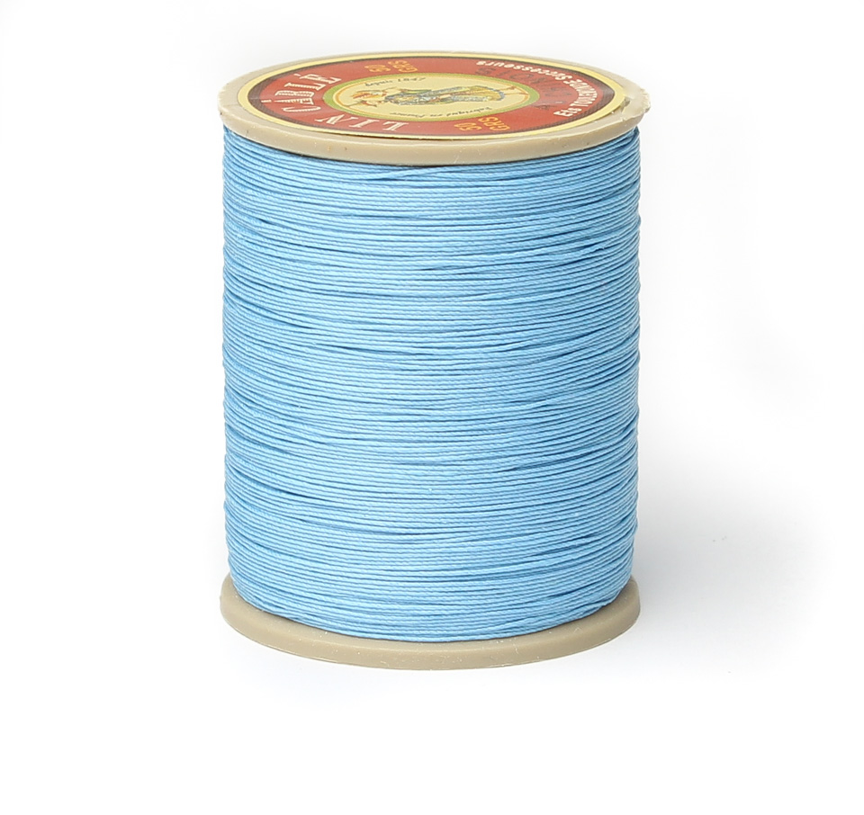 Waxed Linen Thread- Turquoise — Two Hands Paperie