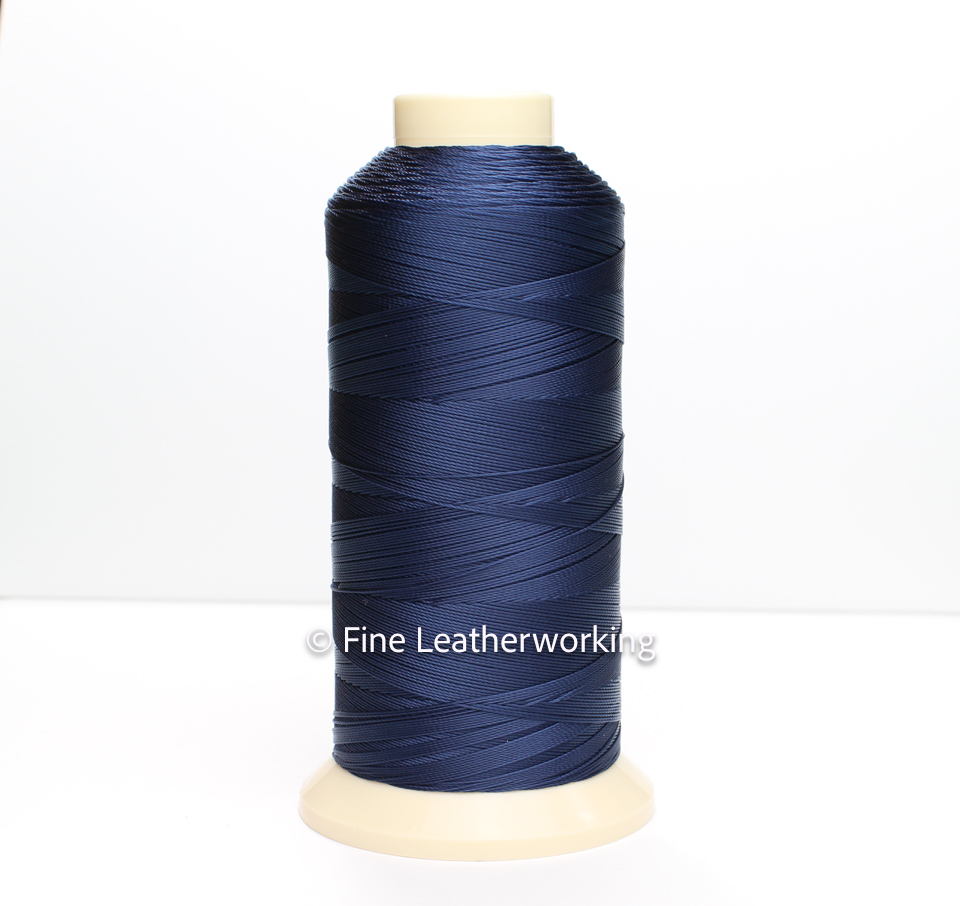 Large Spool Polyester Thread Size #8: Blue